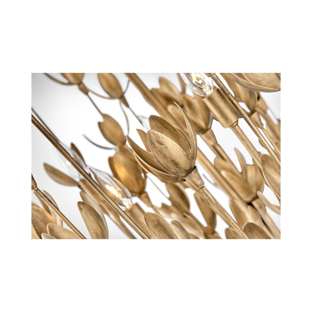 Hinkley Lighting Flora 26 Inch 6-Light Chandelier, Burnished Gold