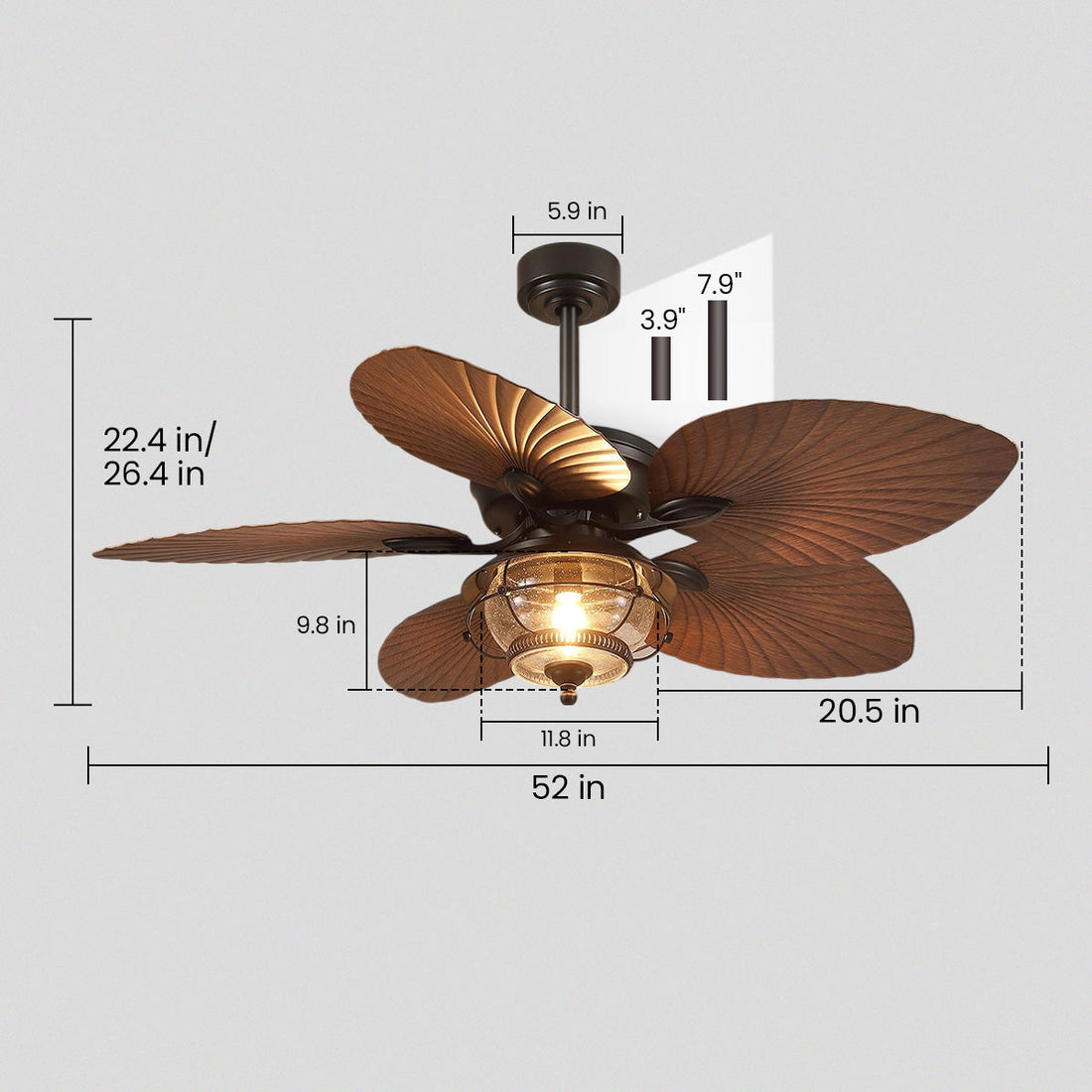FolioWind Ceiling Fans with Lights