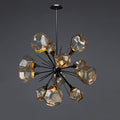 Hammerton Studio Gem Starburst Chandelier - Modern Hand-Forged LED Lighting Fixture