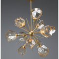 Hammerton Studio Gem Starburst Chandelier - Modern Hand-Forged LED Lighting Fixture