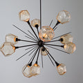 Hammerton Studio Gem Starburst Chandelier - Modern Hand-Forged LED Lighting Fixture