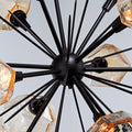 Hammerton Studio Gem Starburst Chandelier - Modern Hand-Forged LED Lighting Fixture