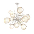 Hammerton Studio Gem Starburst Chandelier - Modern Hand-Forged LED Lighting Fixture