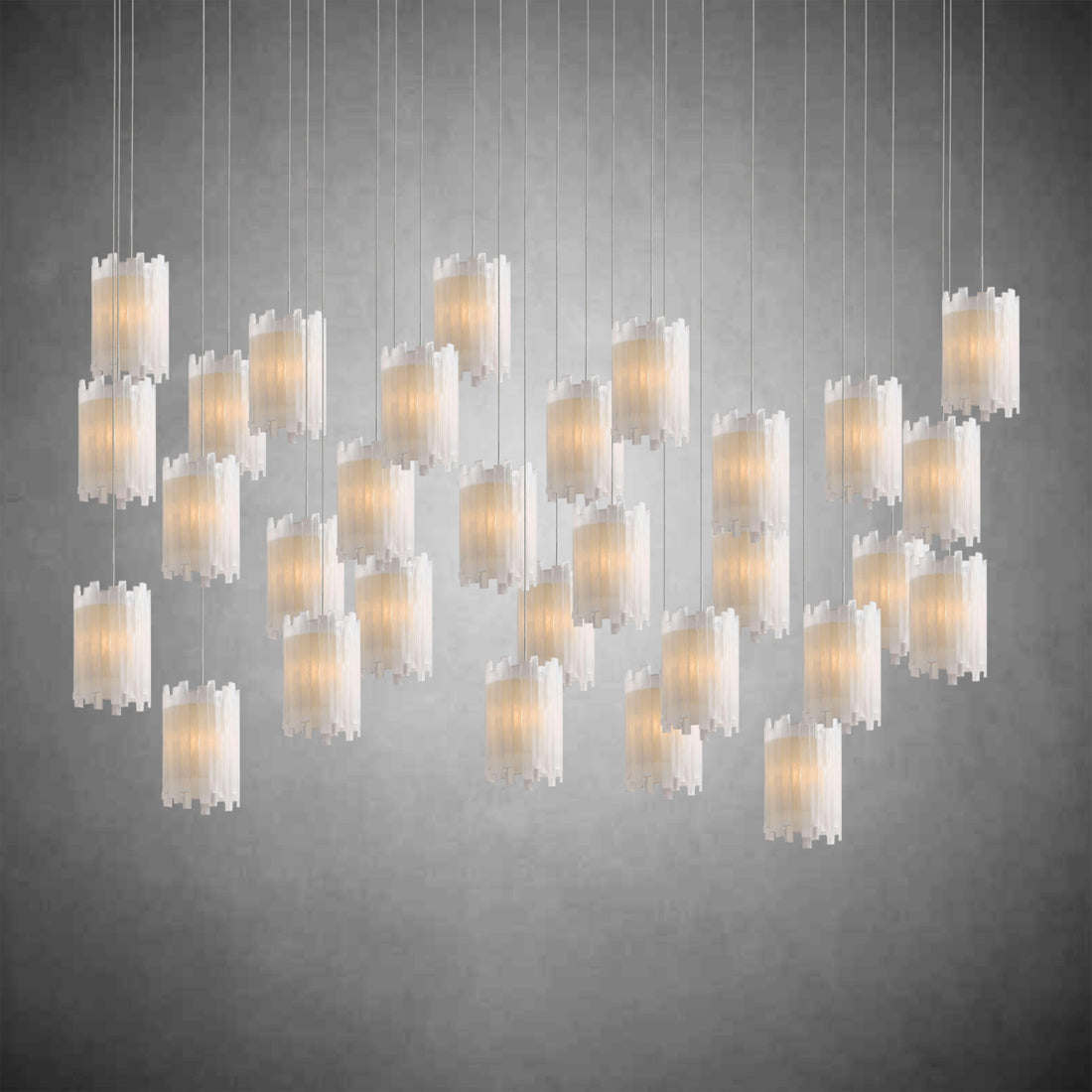 Gianna Rectangular Chandelier 15/30 Light