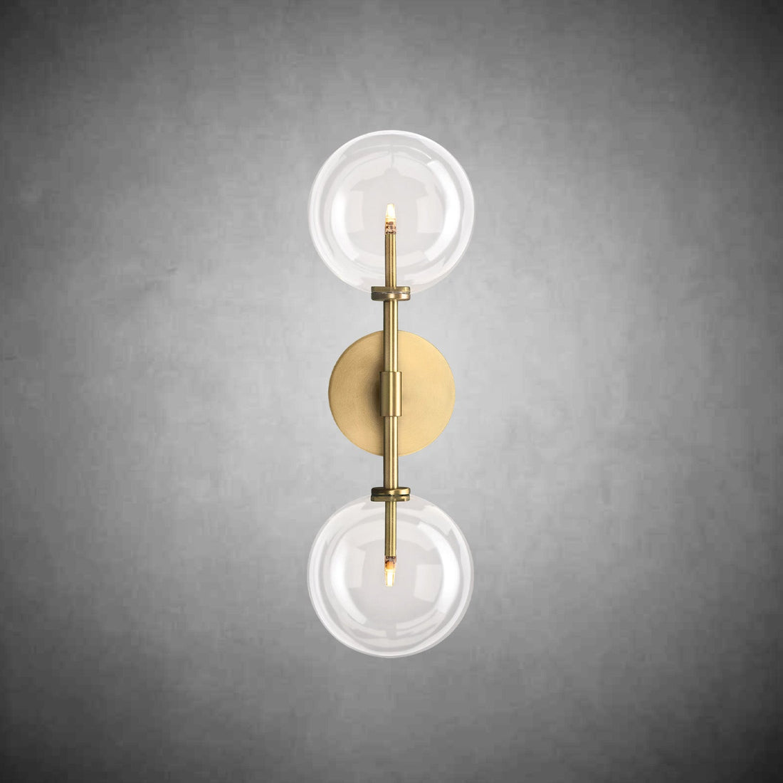 Glass Glober Linear Sconce