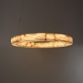 HALO 600 LED ring suspended lamp – Alabaster natural stone