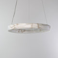 HALO 600 LED ring suspended lamp – Alabaster natural stone