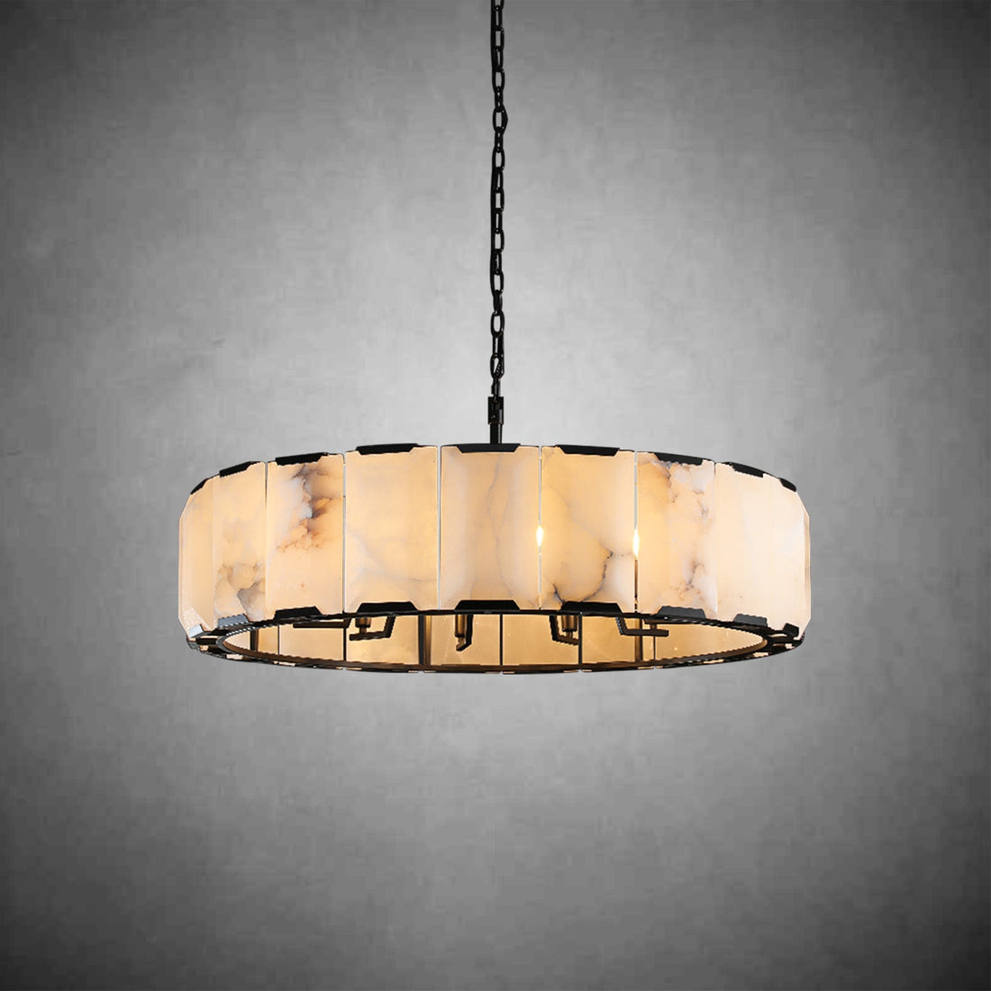Harlew Calcite Round Chandelier 19"31''43''60''