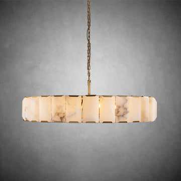 Harlew Calcite Round Chandelier 19"31''43''60''