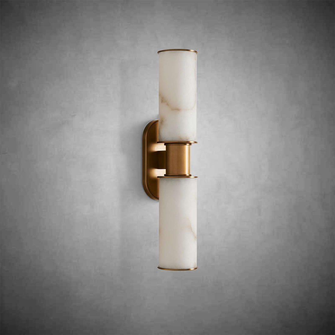 Harlin 2-Light Wall Sconce in Alabaster