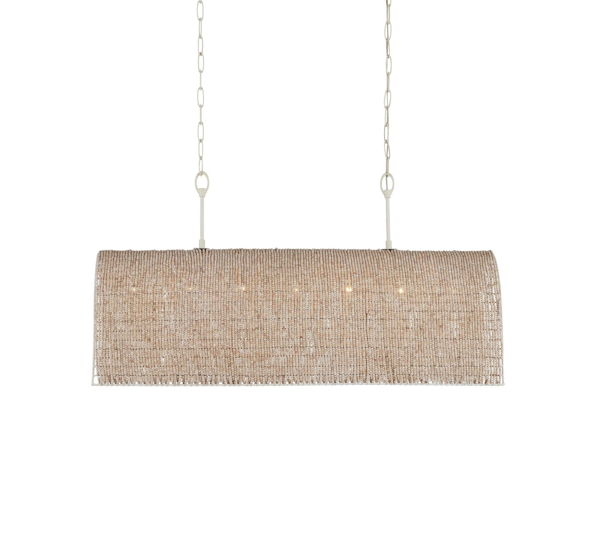 Hester Beaded Linear Chandelier 48"