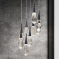 Hibiscus LED Multi Light Pendant Light in Detail.