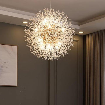 Fanci Isidore Crystal Dandelion Chandelier