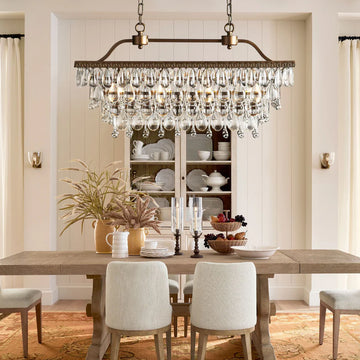 Anabella Rectangular Chandelier-Fanci Lamps