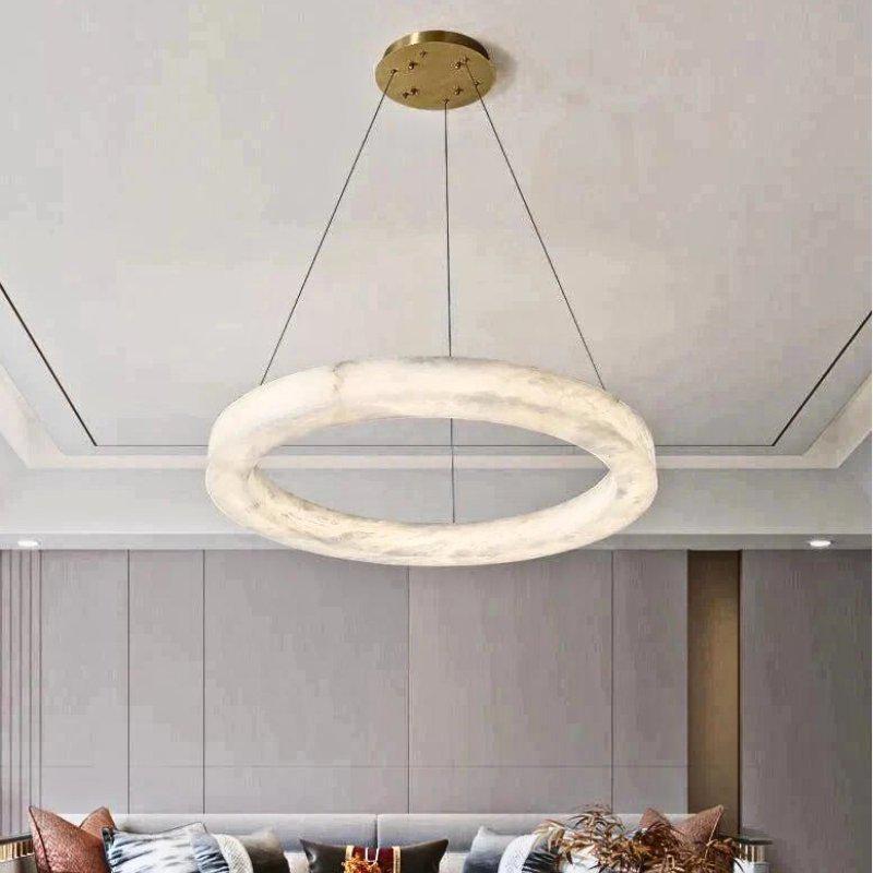 Kyklos Alabaster Chandelier Light