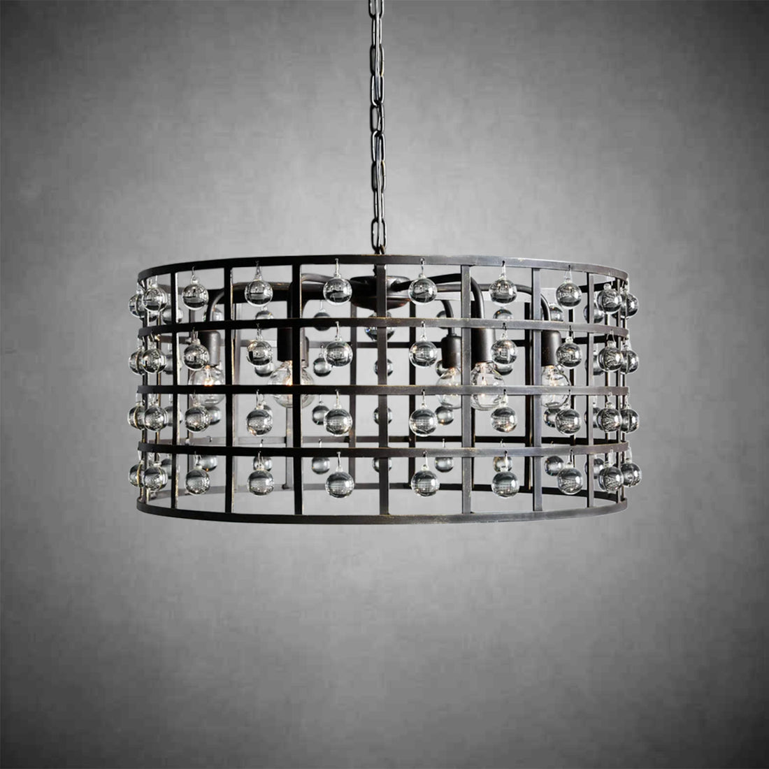 La Cage Round Chandelier 6/8/12 Light
