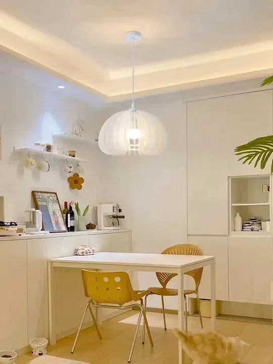 Larry Cream White Pumpkin Pendant Lighting