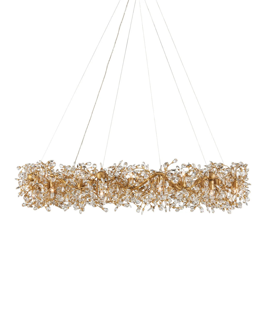 Crystal Bud Grande Ring Chandelier