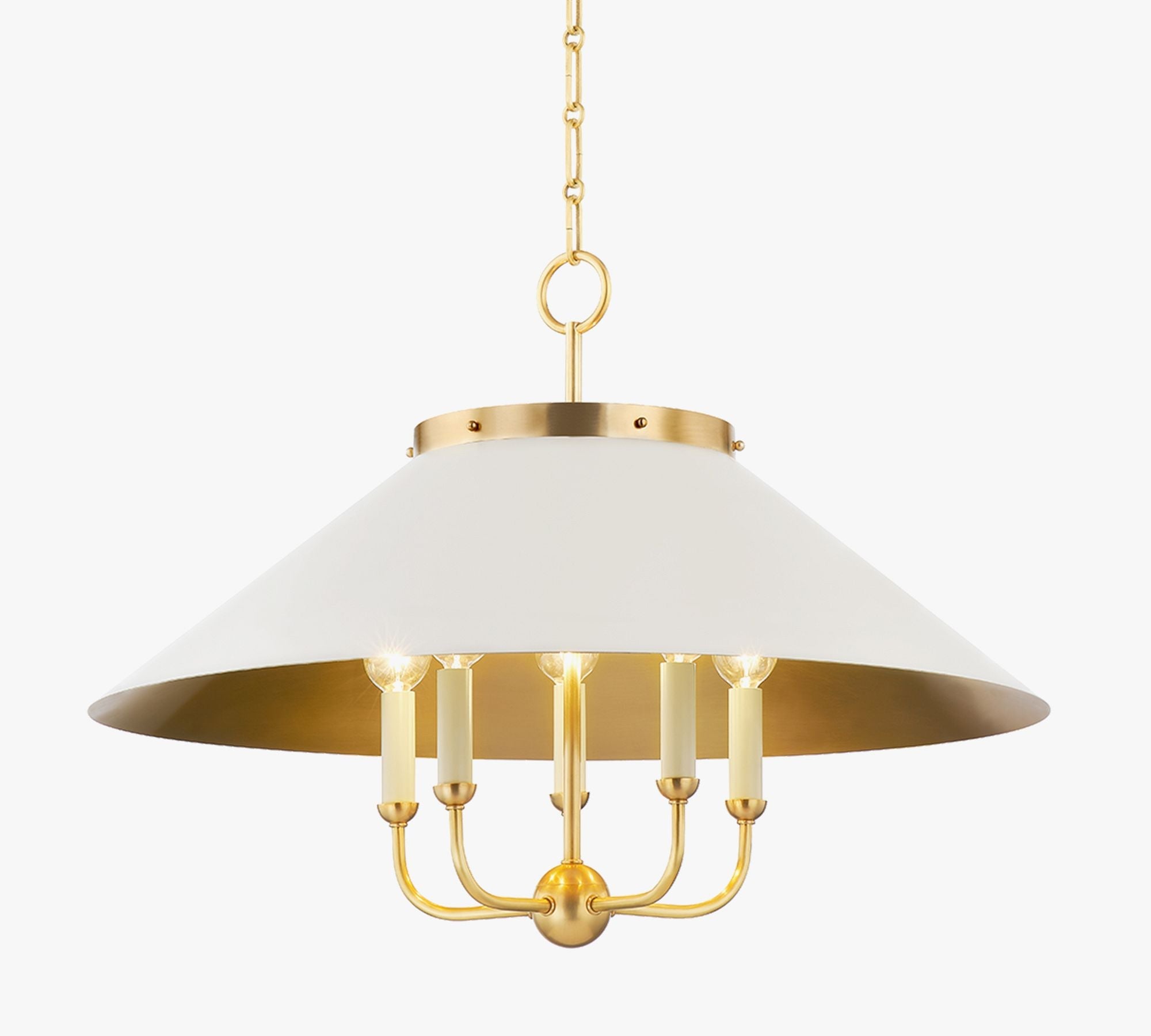 Lucian Round Metal Chandelier