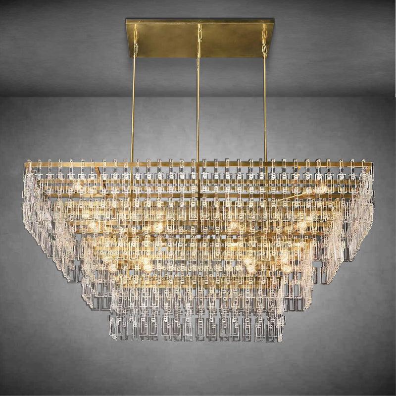 Marigon Multi-Tier Rectangular Chandelier 60″ 72″