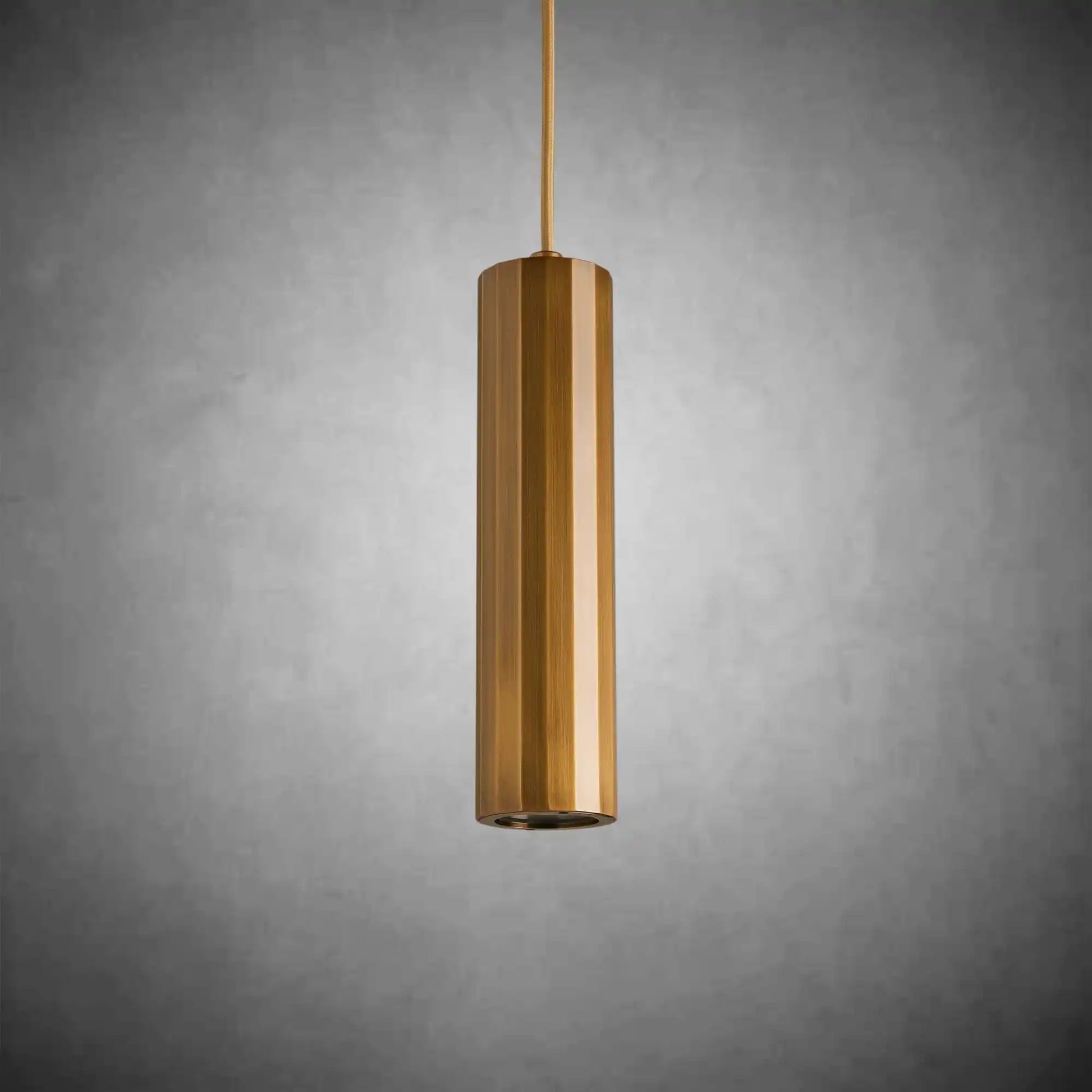 Matthie Pendant – Elegant Brass Finish Pendant Light