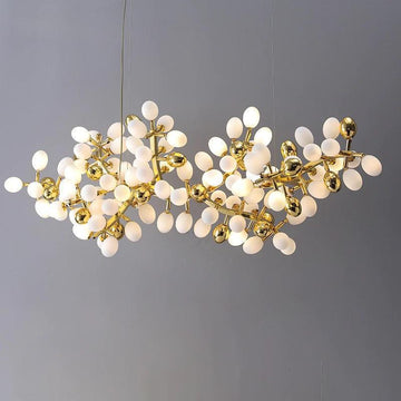 Modern Artistic Linear Grape Chandelier - Ineffable Lighting