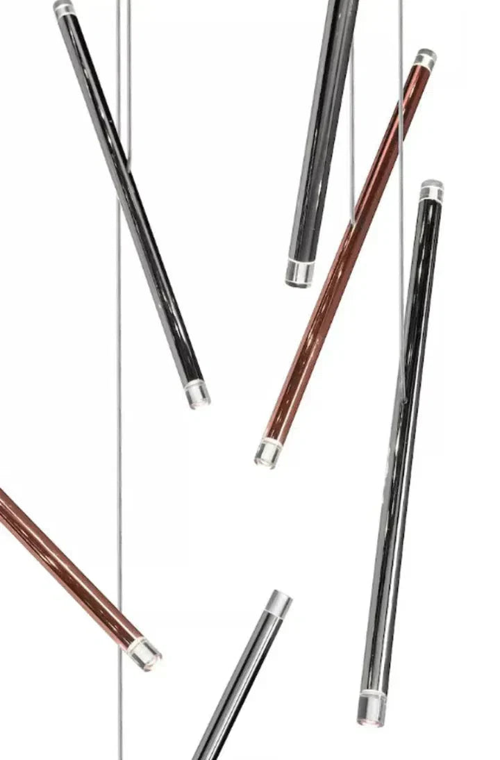 Modern Italian Creative Art Sticks Ceiling Chandelier for Living Room/Staircase/Hotel Lobby， round ,rectangle, extra large , oversized, sticks, acrylic, adjustable, foyer, duplex