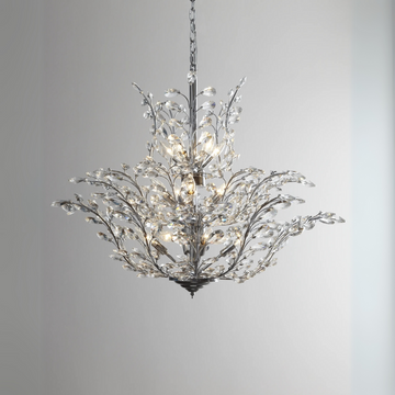 Modern Luxury Branches Crystal Chandelier for Low-ceiling
