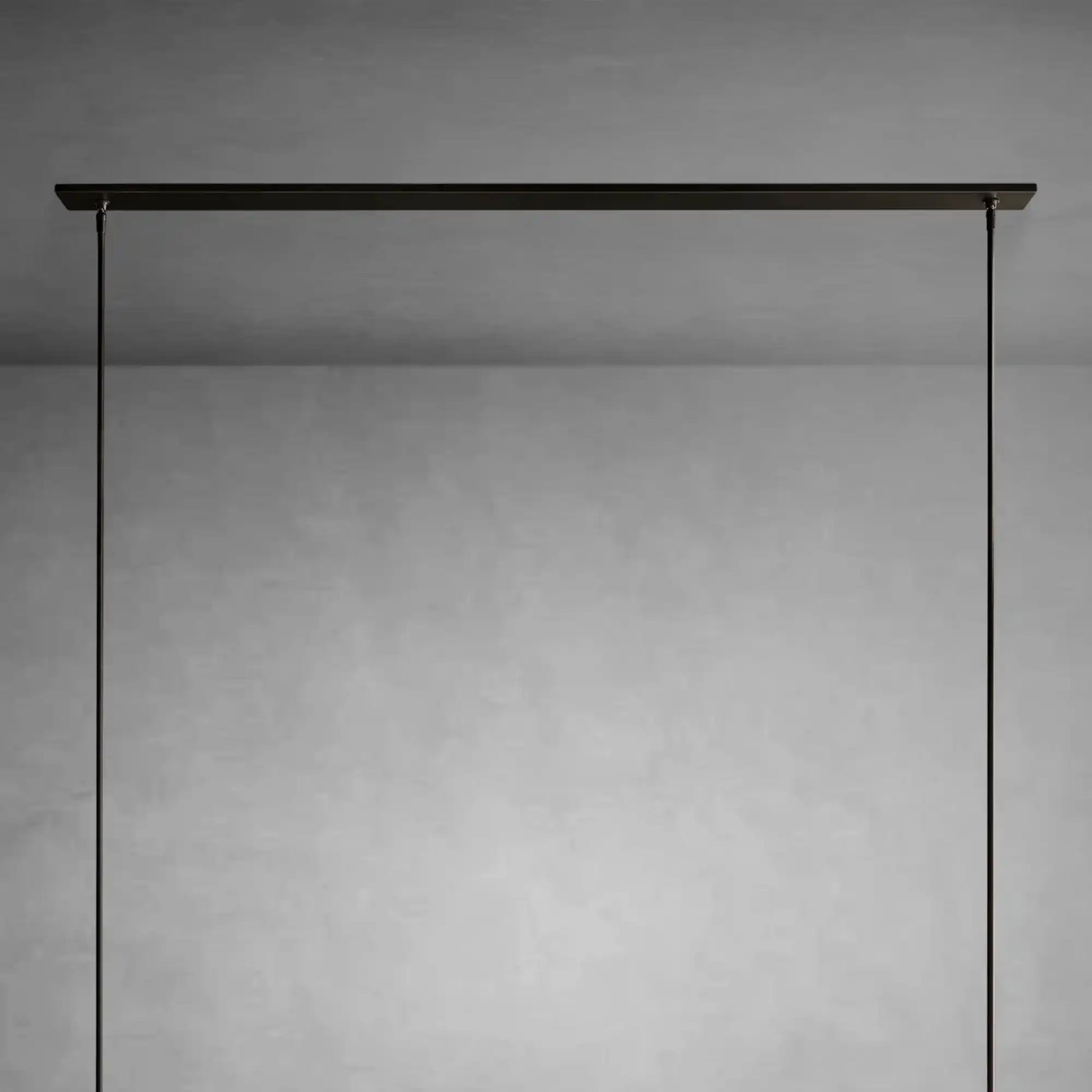 Nova Linear Milk Glass Chandelier – Brass & Bronze Finish