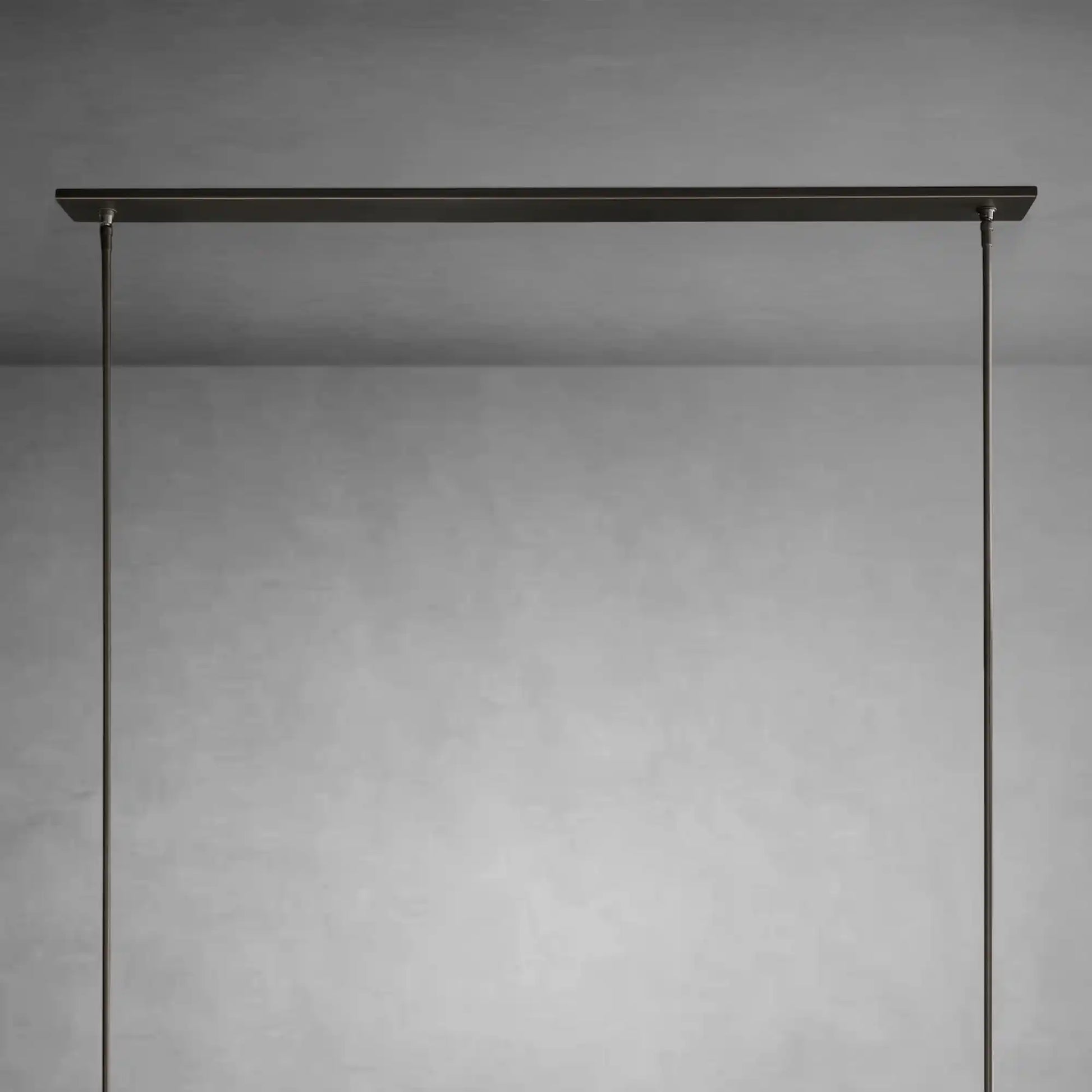 Nova Linear Milk Glass Chandelier – Brass & Bronze Finish