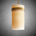 Nova Milk Glass Pendant Light – Brass & Bronze Finish, 5‑12″