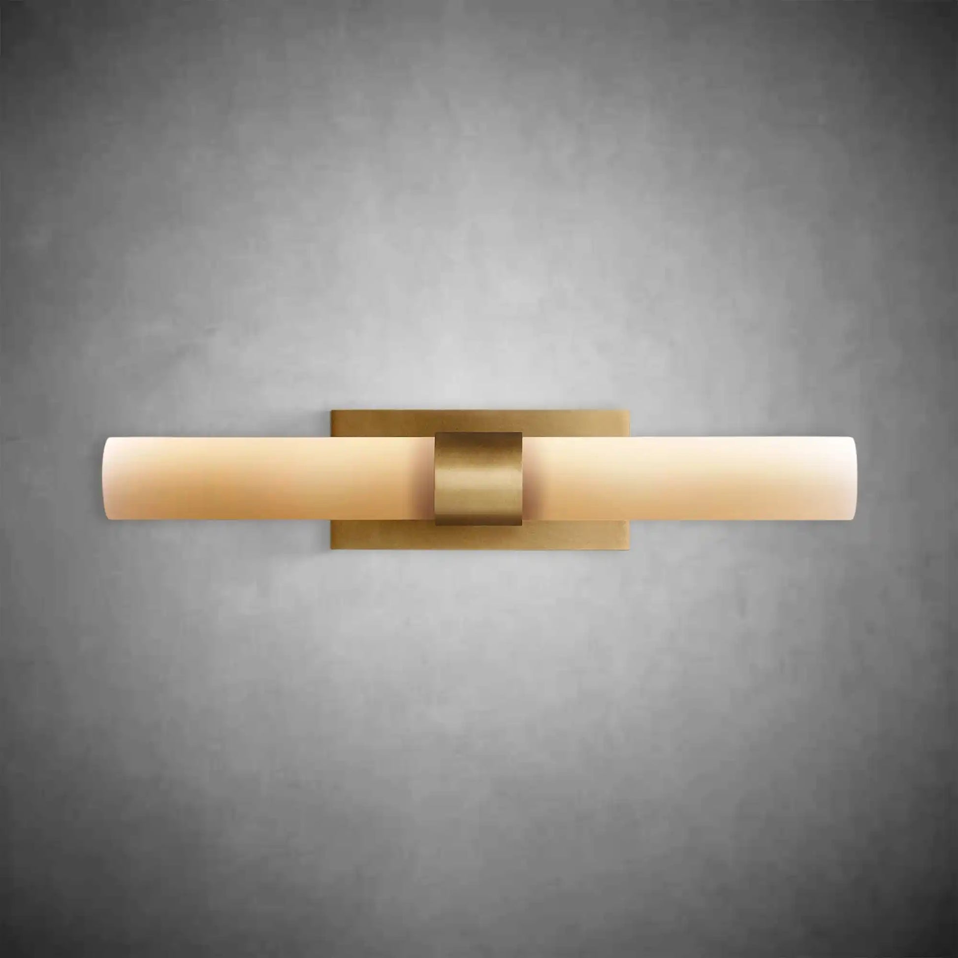 Nova Milk Glass Sconce – Art Deco Brass, Bronze, Nickel