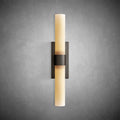 Nova Milk Glass Sconce – Art Deco Brass, Bronze, Nickel