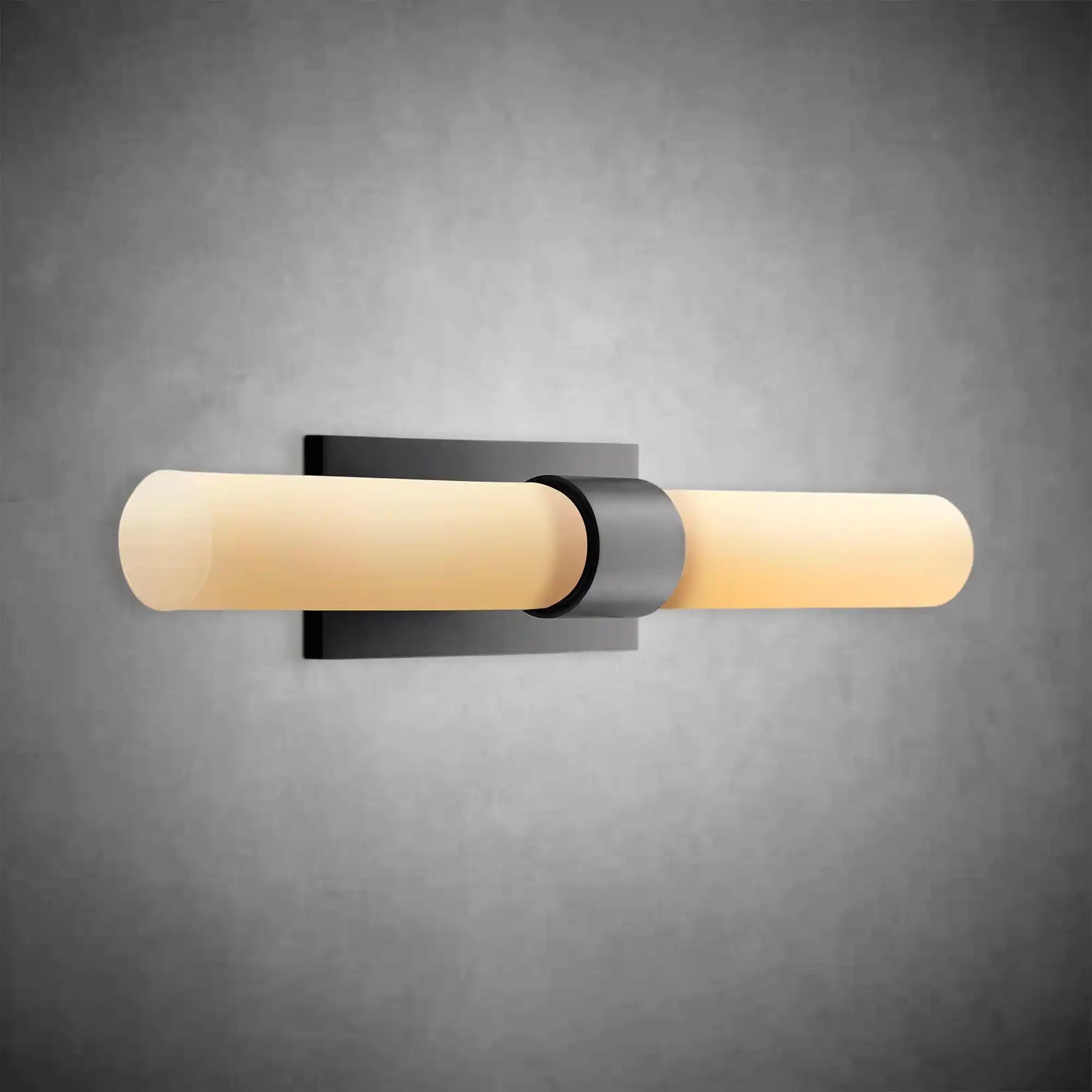 Nova Milk Glass Sconce – Art Deco Brass, Bronze, Nickel