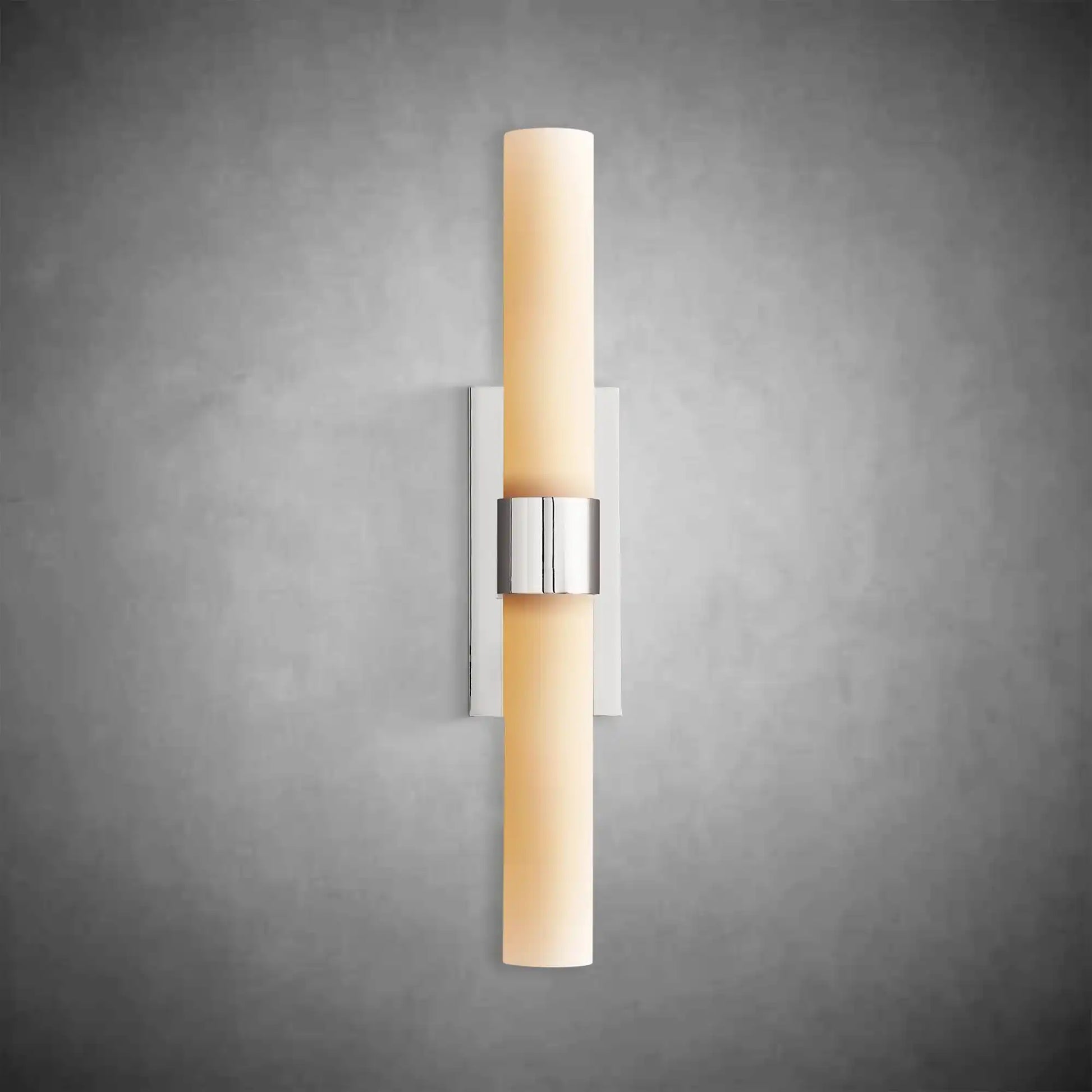Nova Milk Glass Sconce – Art Deco Brass, Bronze, Nickel