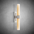 Nova Milk Glass Sconce – Art Deco Brass, Bronze, Nickel