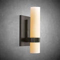 Nova Milk Glass Sconce – Art Deco Brass, Bronze, Nickel
