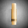 Nova Milk Glass Sconce – Art Deco Brass, Bronze, Nickel