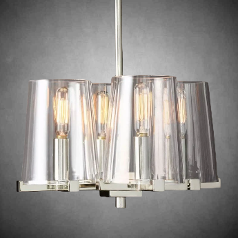 Pauillae Clear Glass Pendant Light