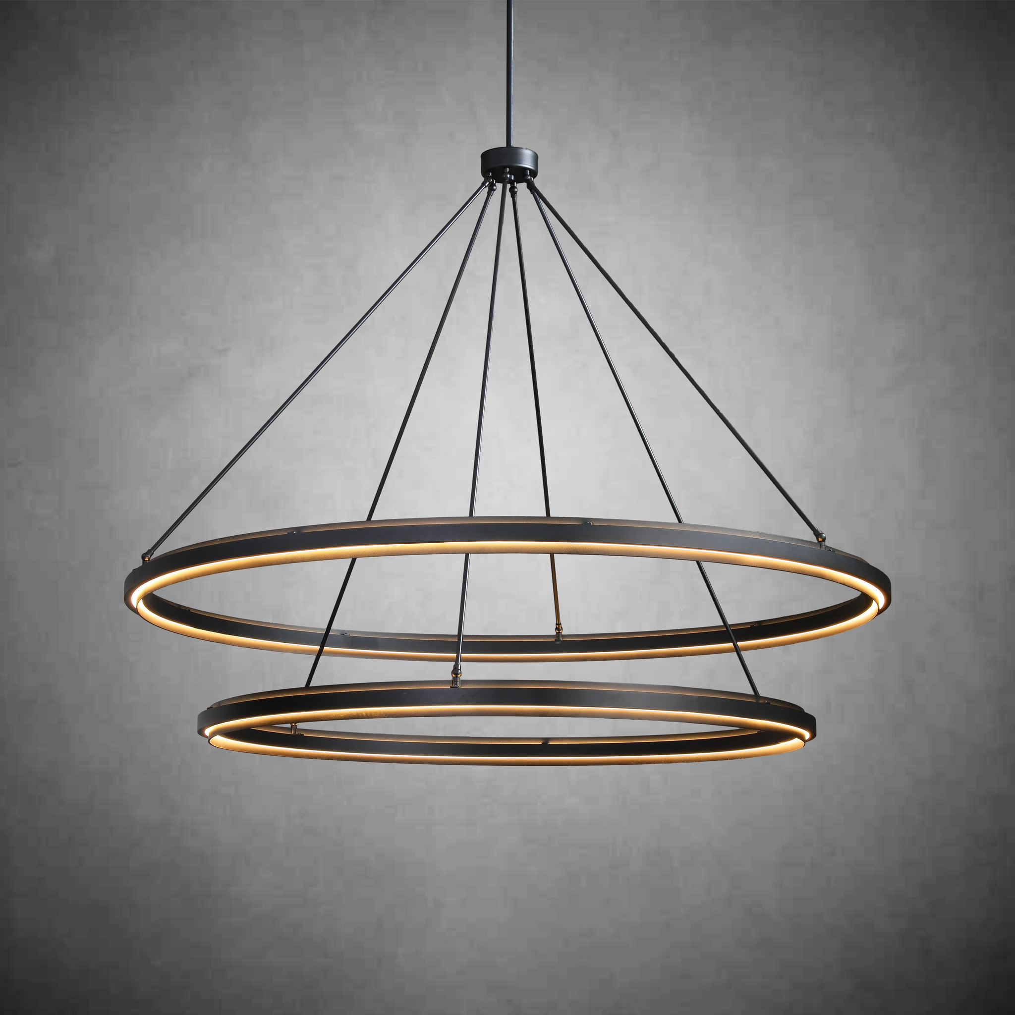 Peralte 2-Tier Round Chandelier 60"