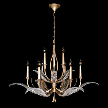 Fine Art Handcrafted Lighting Plume 45" Round Chandelier