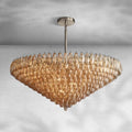 Clear Glass Tiered Round Chandelier – 37‑, 47‑, 62‑Inch Options