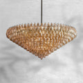 Clear Glass Tiered Round Chandelier – 37‑, 47‑, 62‑Inch Options