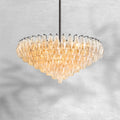 Clear Glass Tiered Round Chandelier – 37‑, 47‑, 62‑Inch Options