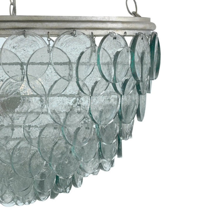 Currey & Company Quorum 8-Light Unique Geometric Chandelier, Elegant Brass Finish