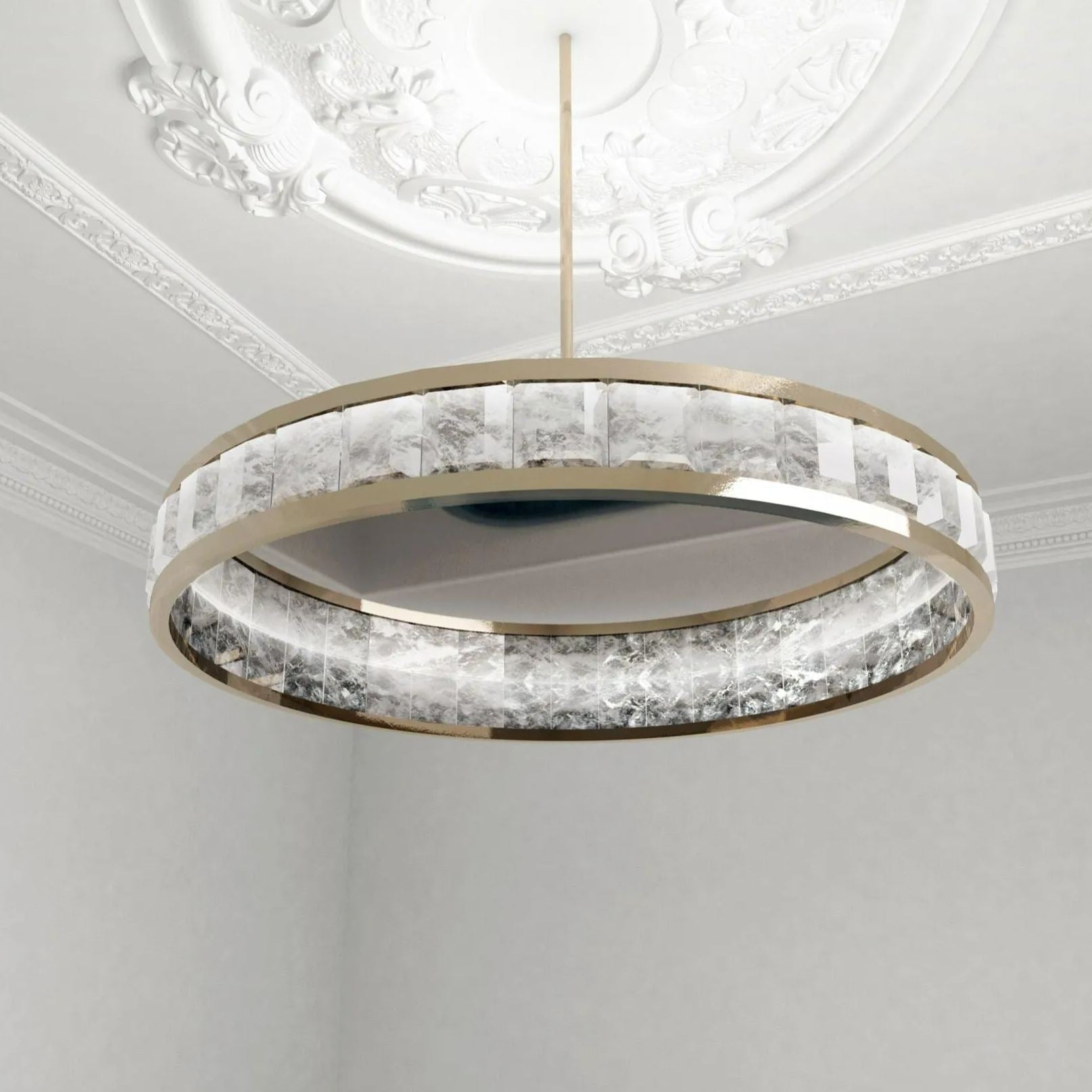 Rock Crystal Concorde Chandelier