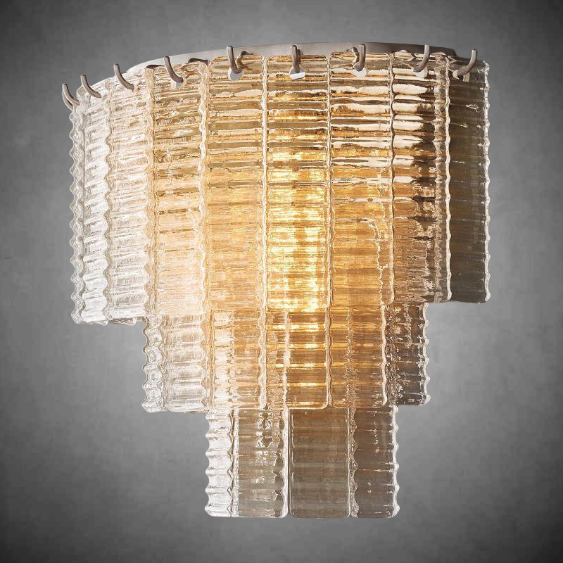 Siren Clear Glass Wall Sconce