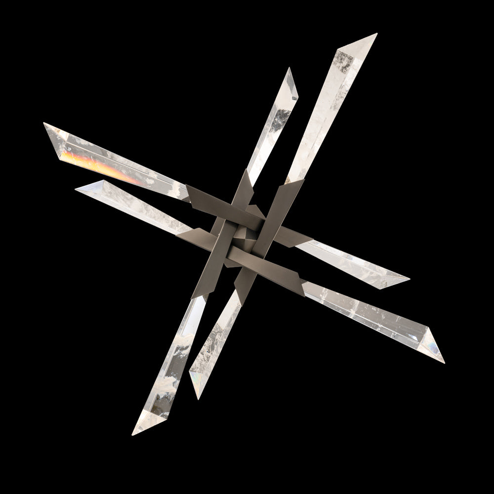 Solitude LED Semi Flush Mount Ceiling Light in Detail.