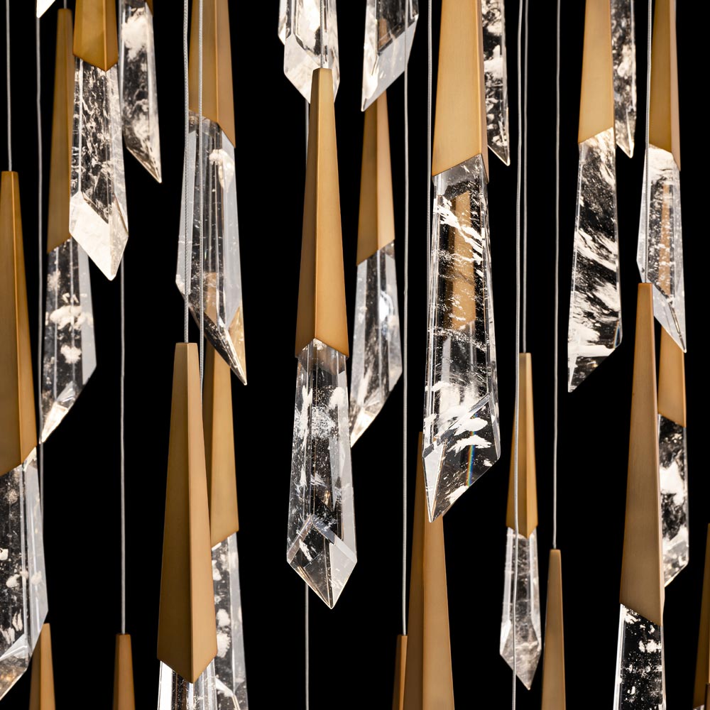 Solitude Square LED Multi Pendant Light.