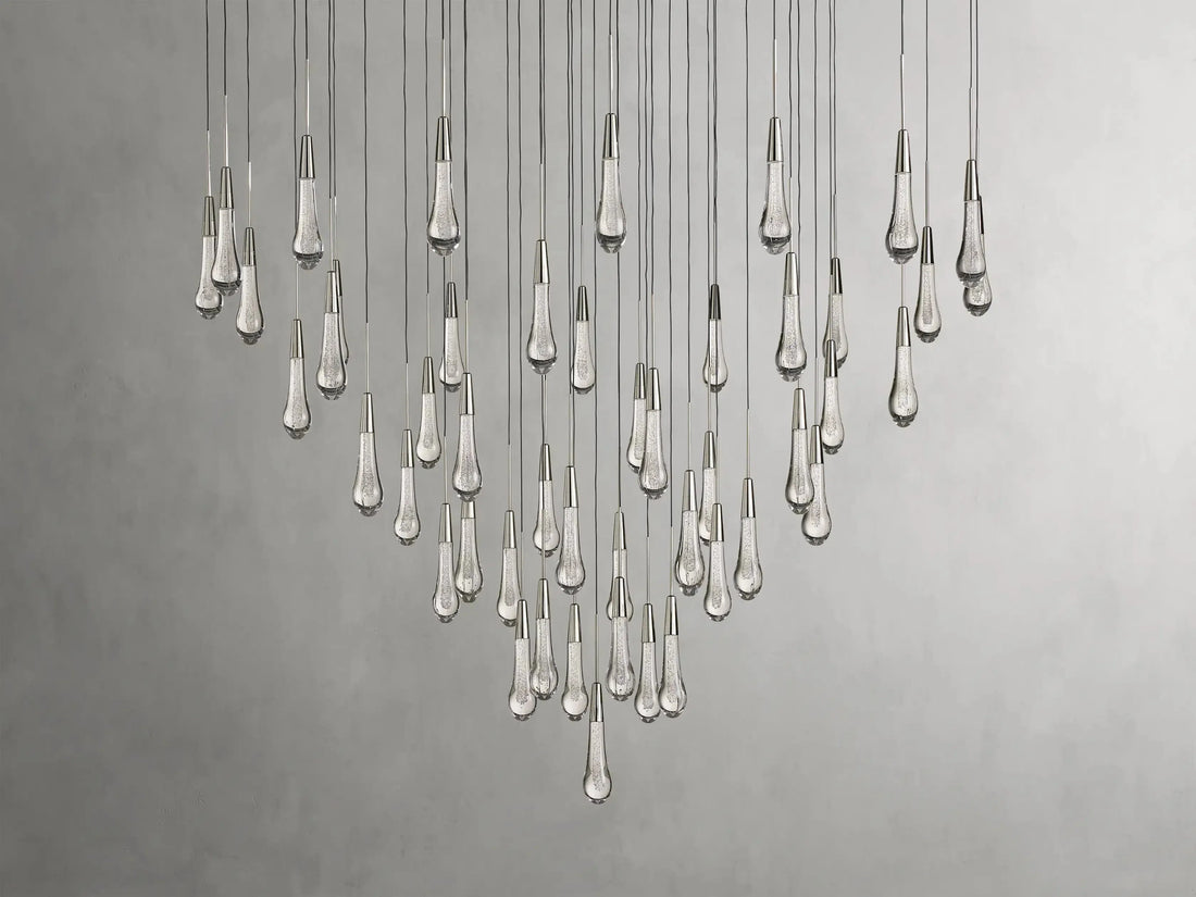 Soltaire Round Chandelier 58"W